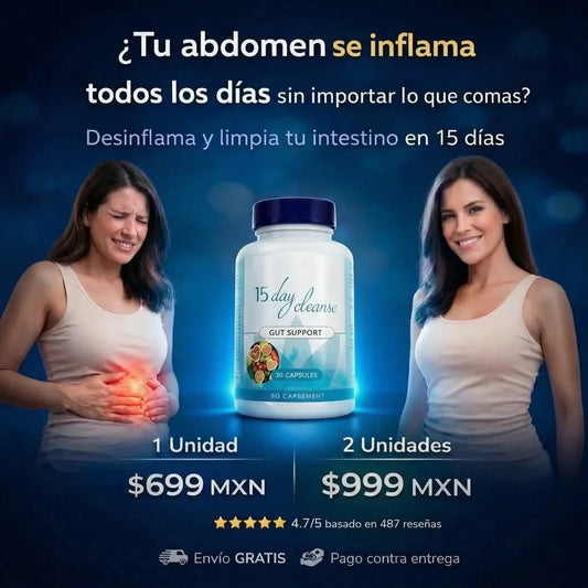 Cápsulas Digestivas – Adiós Hinchazón en 15 Días