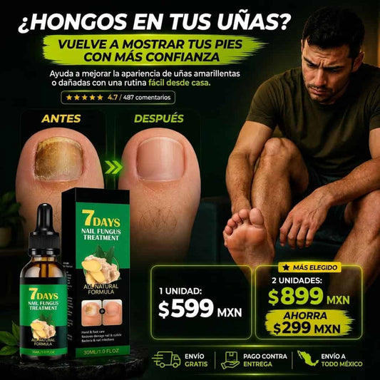 Aceite Anti Hongos para Uñas - 7 Days