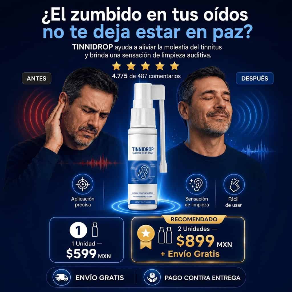 TinniDrop™|Spray Auditivo para Zumbidos